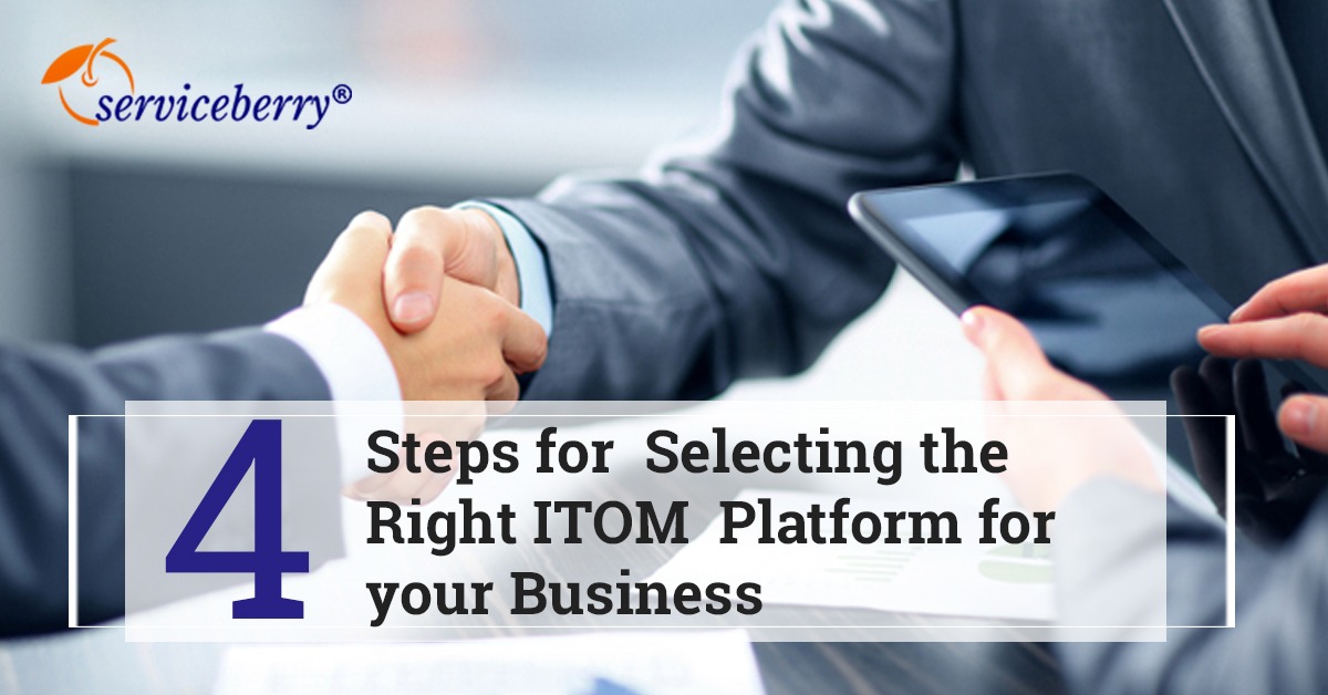You are currently viewing 4 steps for selecting the right ITOM Platform for your business